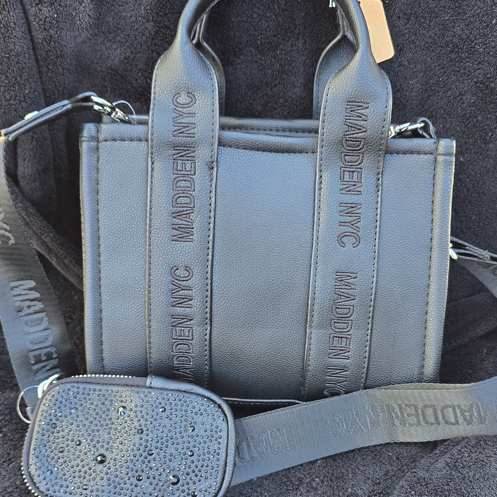 Madden NYC Black Handbag with Strap